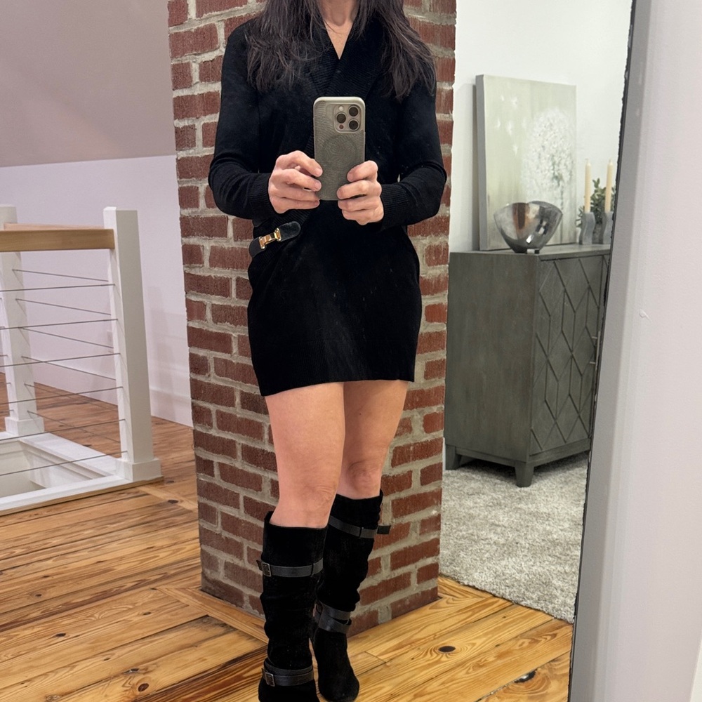 INC International Concepts Black Mini Dress